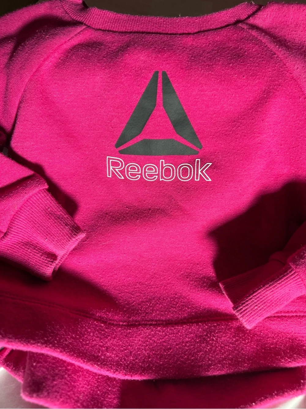 Reebok Bright Pink Logo Sweatshirt-18 months